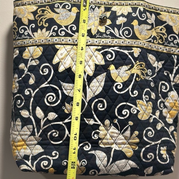Vera Bradley Tote & Hang Organizer Yellow Bird Retired Pattern Set EUC Like New - Picture 11 of 16
